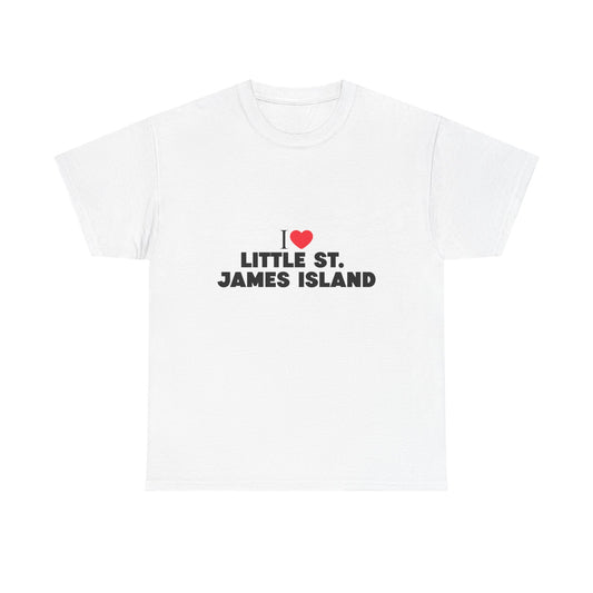 I HEART LITTLE ST JAMES ISLAND TEE