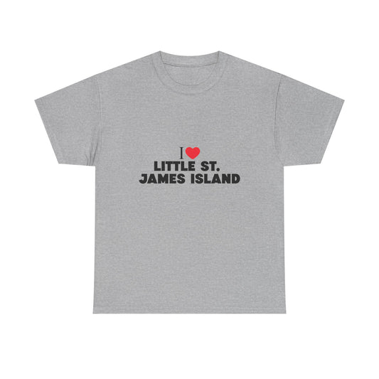 I HEART LITTLE ST JAMES ISLAND TEE